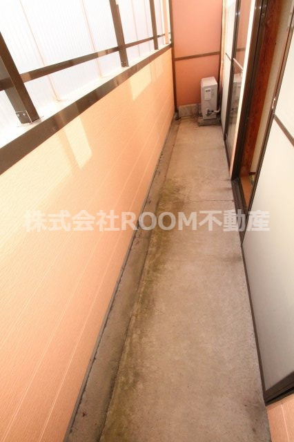 リバーサイド自由ヶ丘のバルコニー|広々としたバルコニーです