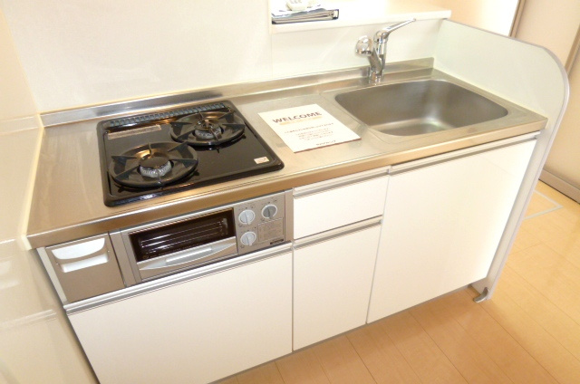 リーベ【10，000円キャッシュバック対象物件】のキッチン|使いやすいキッチンです