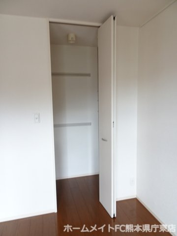 熊本市中央区保田窪１丁目のアパートの収納