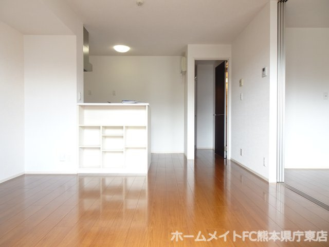 熊本市中央区保田窪１丁目のアパートの居間・リビング