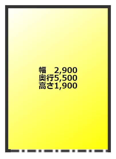 【間取り】 | 北野添貸倉庫 | 電気無し