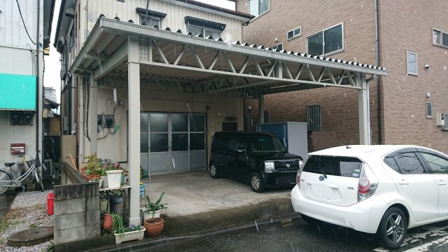 美女木２丁目工場倉庫の外観