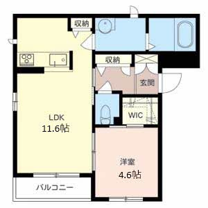 【間取り】 | ベレオ堀止西