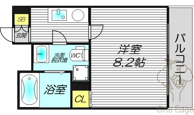 FDS天神橋の間取り