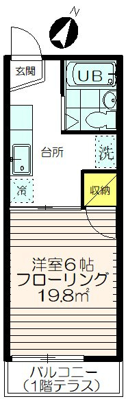 ホープヒルハウスの間取り|賃貸アパート【ホープヒルハウス】