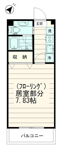 リトルグローブの間取り|バストイレ別【リトルグローブ】
