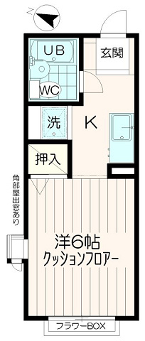 メゾンドPOSTの間取り|駅から近く便利な物件【メゾンドPOST】