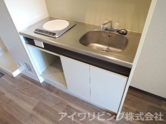 ジュネス桜ヶ丘のキッチン|IHコンロ1口付き【ジュネス桜ヶ丘】