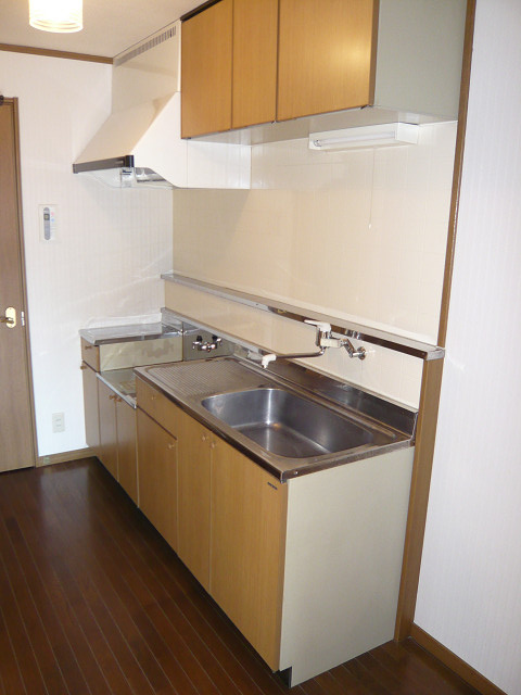 リビエールのキッチン|ガスコンロ２口設置可【リビエール】