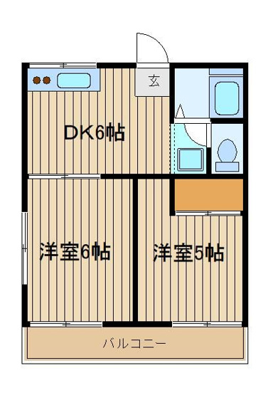【間取り】 | ジュネス三原台