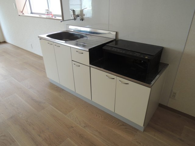 コーポ入江Aのキッチン|IHクッキングヒーター設置可（現状残置物あり）【コーポ入江A】