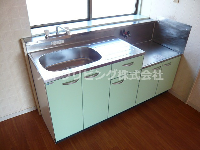 グランディールYAMANIのキッチン|２口コンロ設置可です。【グランディールYAMANI】