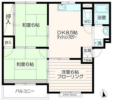 グランディールYAMANIの間取り|賃貸マンション【グランディールYAMANI】