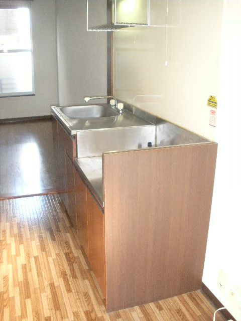 レインボーハイツのキッチン|ガスコンロ設置可【レインボーハイツ】