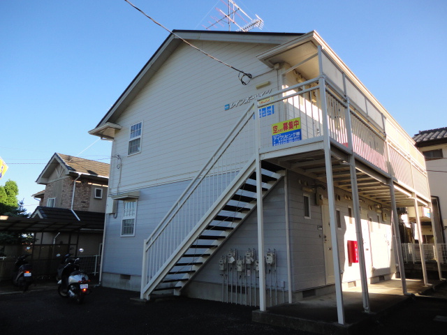 レインボーハイツの外観|バストイレ別【レインボーハイツ】