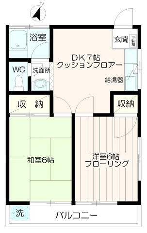 沼野ハイツの間取り|賃貸アパート【沼野ハイツ】