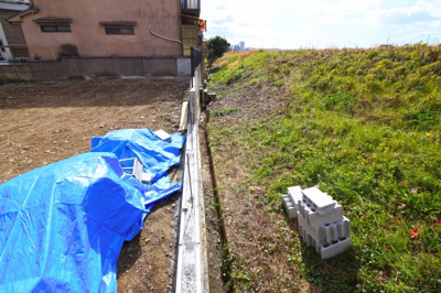 【外観】 | 伏見区桃山町大島　注文建築　建築条件なし　土地 | 裏側には建物がなく開放的！陽当り・通風は良好です（＾◇＾）