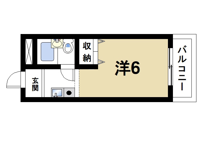 三芳ビルの間取り|風通しがよく自由なレイアウトを楽しむことができます