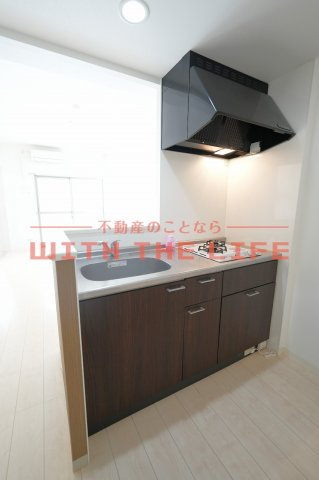 ラフレシーサ医大通り【キャッシュバック対象物件】のキッチン|コンパクトなキッチンで掃除もラクラク