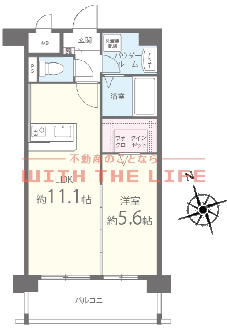 ラフレシーサ医大通り【キャッシュバック対象物件】の間取り