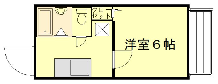 メイプルハイツ壱番館の間取り
