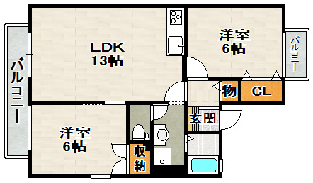 プリシェールの間取り
