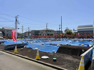 【外観】 | 値下げ！【売主／売地】MLH TSUJIDO 大庭③⑦⑨号区（建築条件無し／仲介手数料不要） | 区画③
１２０㎡の分譲地です。