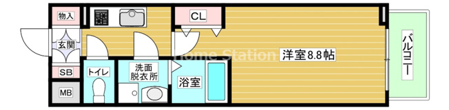 【間取り】 | エスリード福島第5