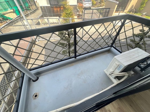 半田マンションのバルコニー