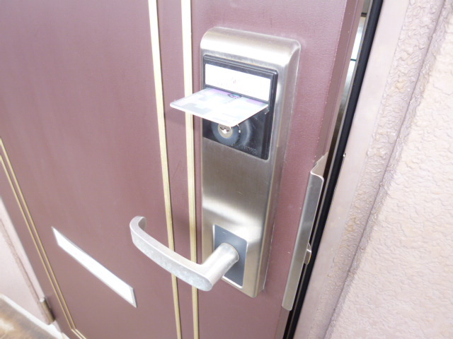 倉敷市神田３丁目の賃貸マンションのセキュリティ