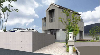 【外観パース】 | 建物外観パース（イメージCG）