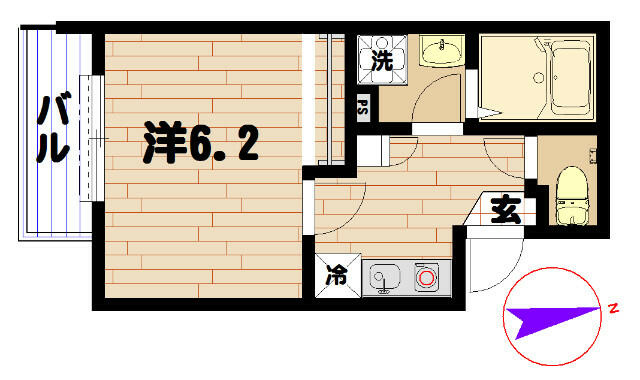 【間取り】 | ベルジュ六郷