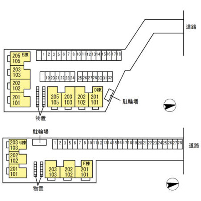 【区画図】 | ヴィラ・アネシス E棟