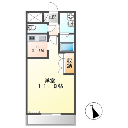 Je le prends(ジュルプラン)の間取り