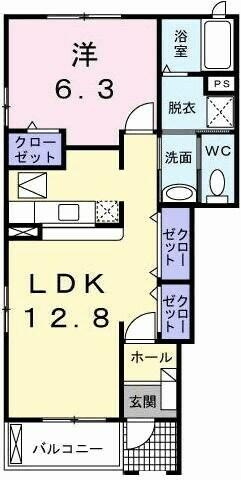【間取り】 | ピーノ・レジーナⅠ