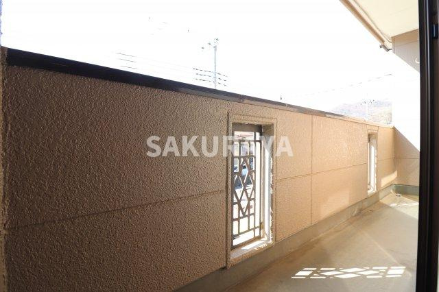 アメニティライフ３棟のバルコニー