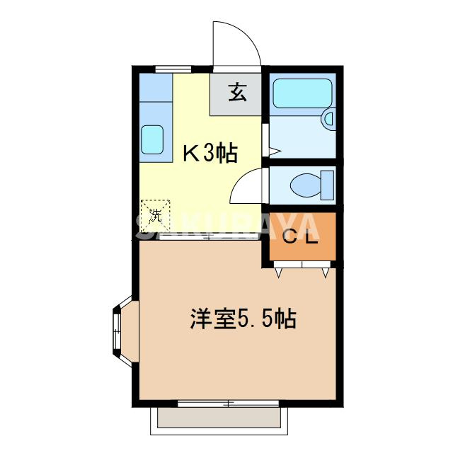 エンパレスV10の間取り