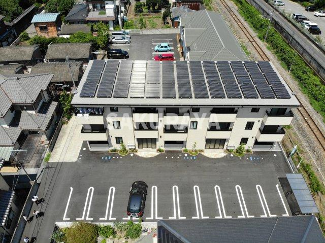 ガーデンコートの周辺|上空写真