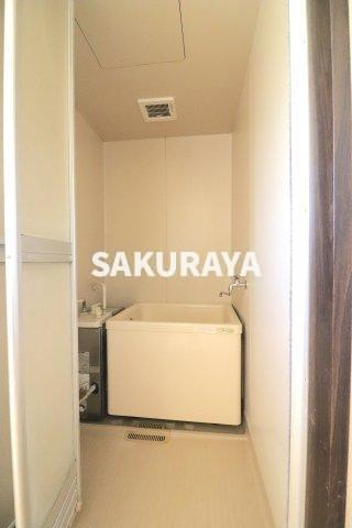 グリーンホームズA棟の浴室|2023年12月撮影。