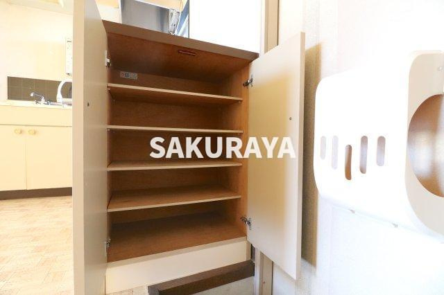 グリーンホームズA棟の収納|2023年12月撮影。