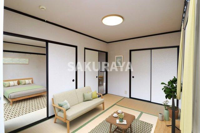 グリーンホームズA棟の和室|画像はイメージです