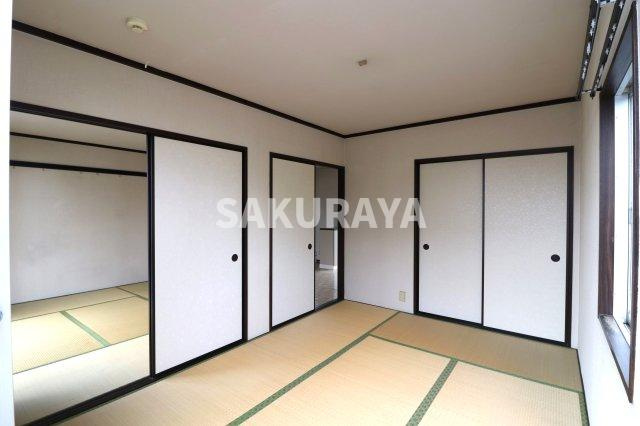 グリーンホームズA棟の和室|2024年6月撮影。