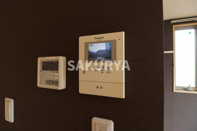 ソレーユ・シャインのセキュリティ|モニター付きインターフォン　現況と異なる場合があります。