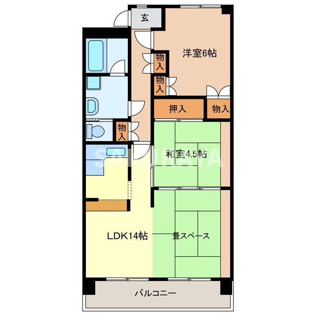 高雄ハイツの間取り