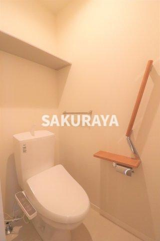 パークコート1のトイレ|現況と異なる場合がございます。
屋根裏収納室