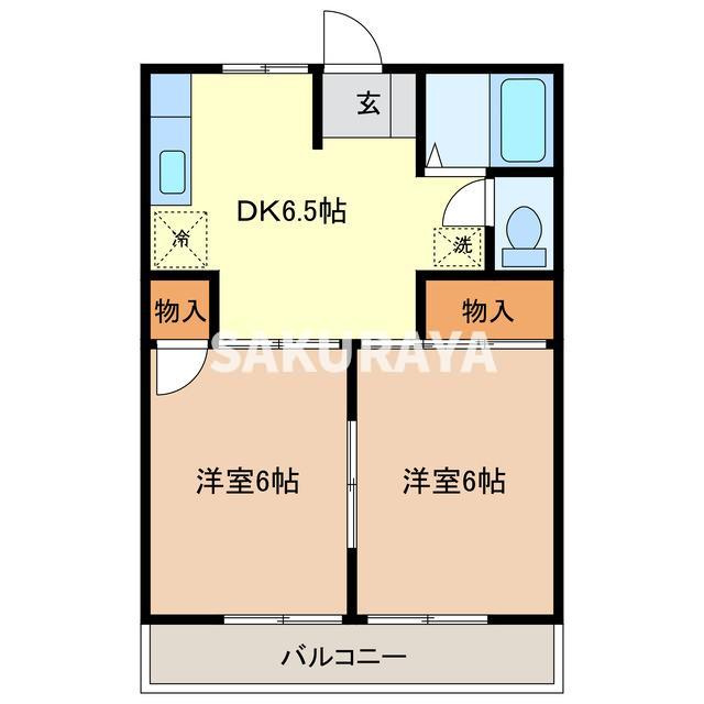 ハウスジェルの間取り