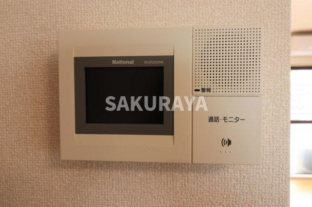フレグランスヒトミBのセキュリティ|現況と異なる場合がございます。TVモニターフォン。