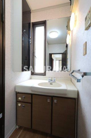 松村方貸家NO3の独立洗面台|2025年7月撮影