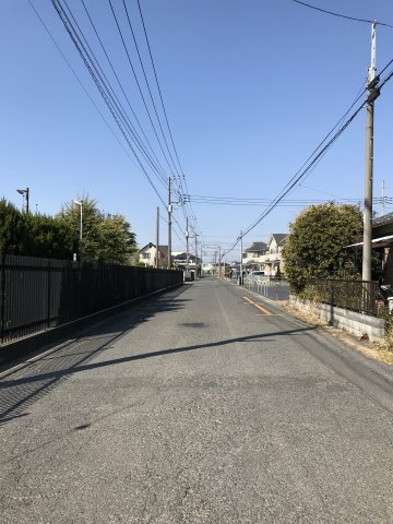 行田市大字埼玉の売地の前面道路含む現地写真
