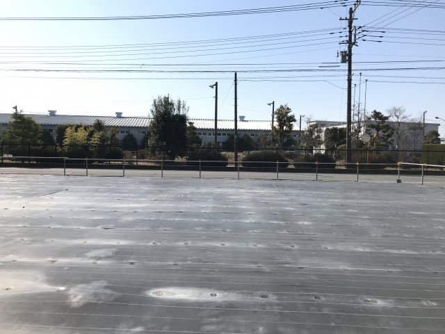 行田市大字埼玉の売地の前面道路含む現地写真